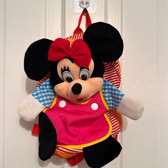 Disney Minnie Mouse Kids Backpack - Pink and Black - Picture 1 of 2